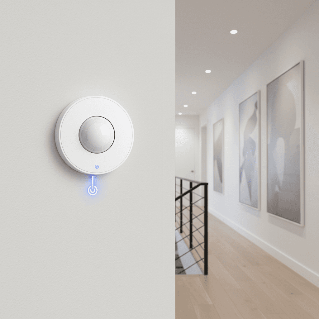 Motion detector in hallway