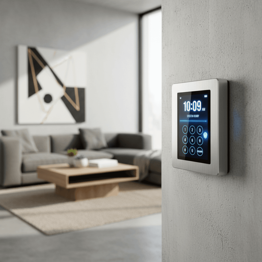 Smart alarm control panel