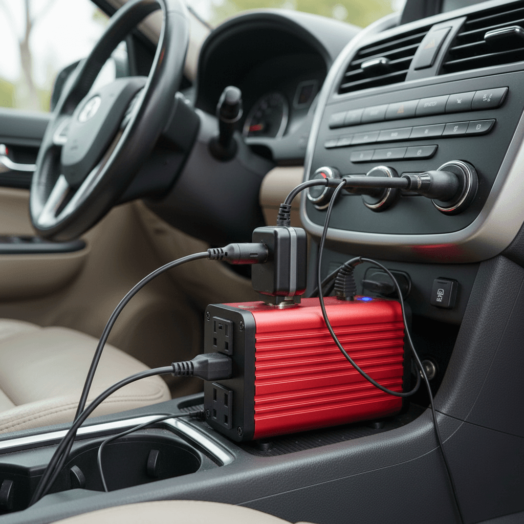 Car charger and power inverter