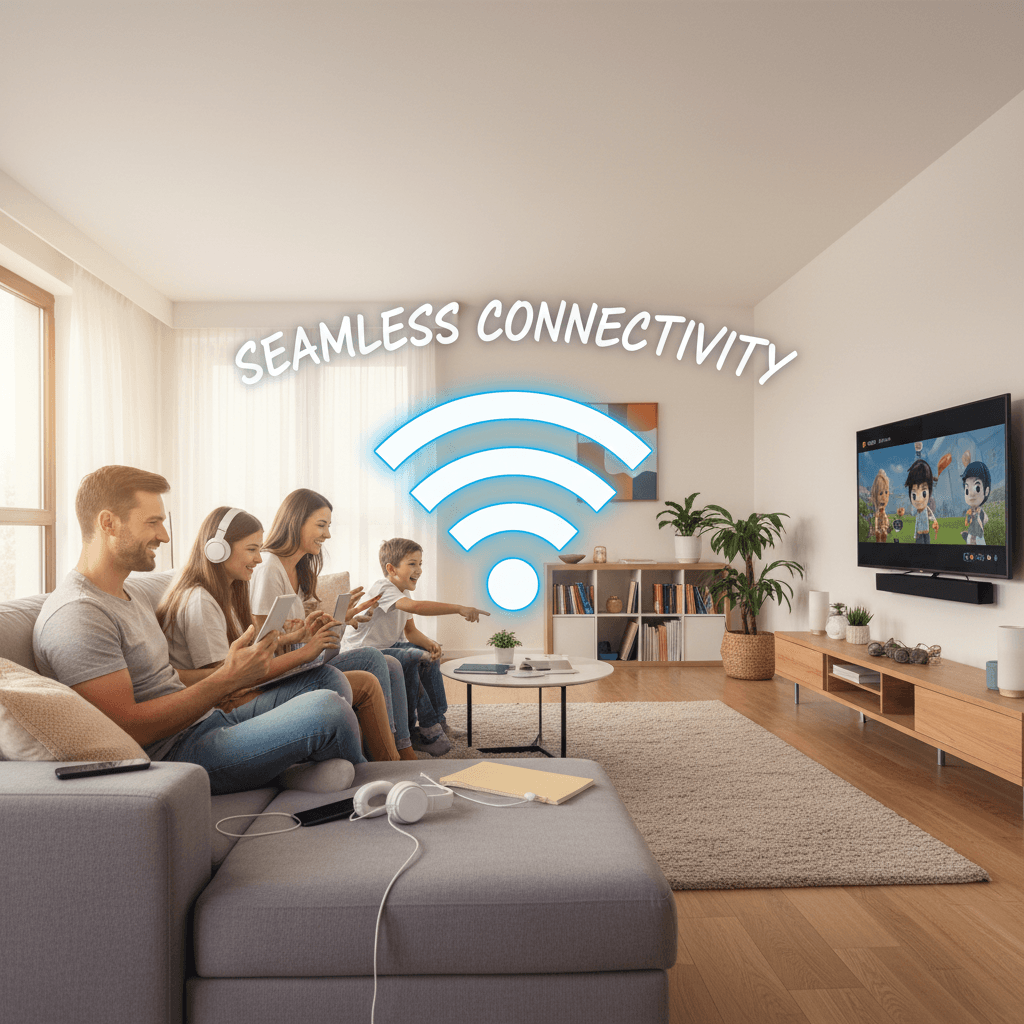 smart home devices connected to mesh network